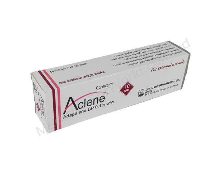 Aclene cream- Generic Adapalene- Drug International Pharma