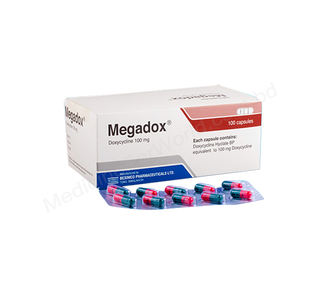 MEGADOX- Generic DOXYCYCLINE HYCLATE- Beximco Pharma