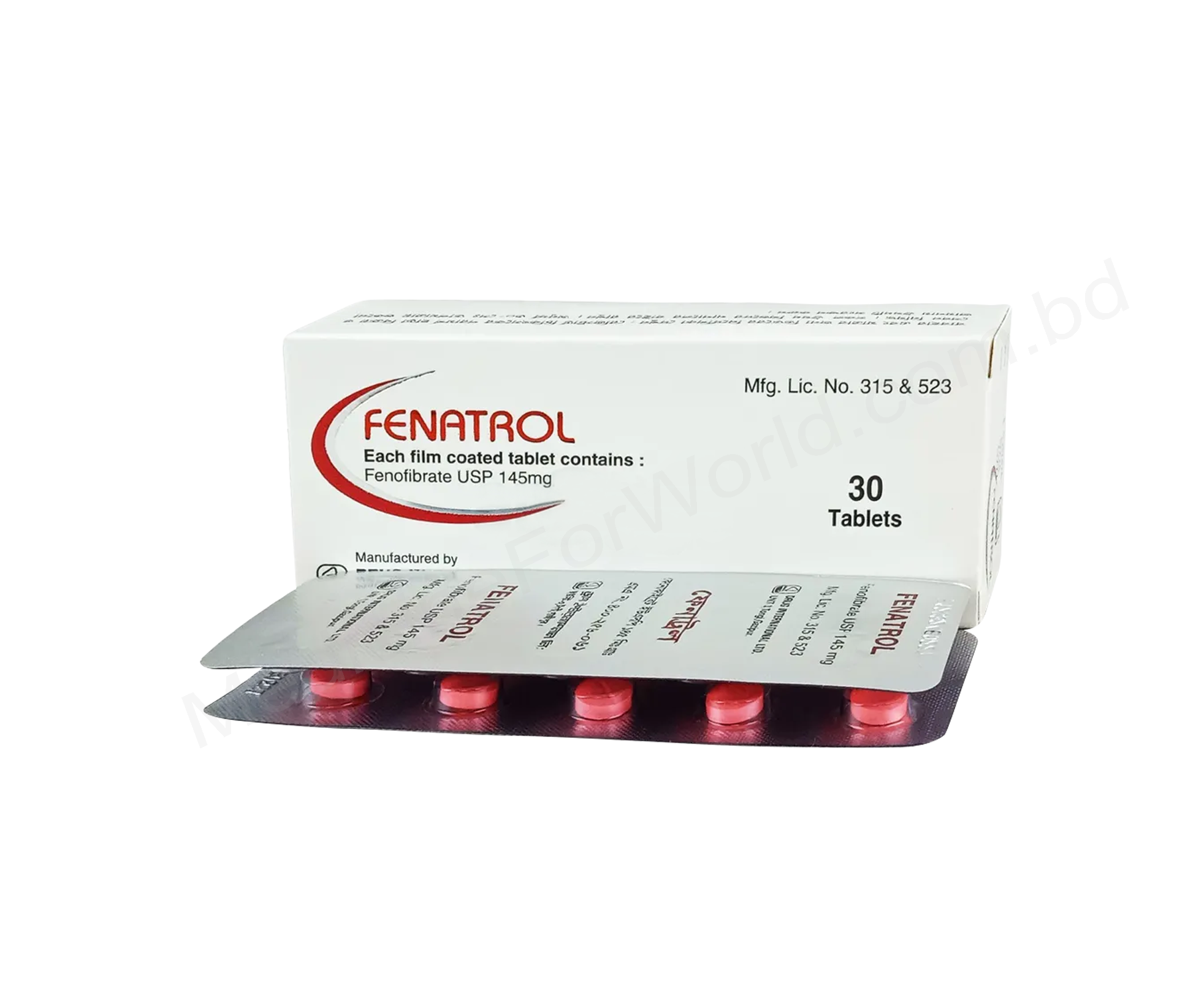 Fenatrol- Generic FENOFIBRATE- Drug International Pharma