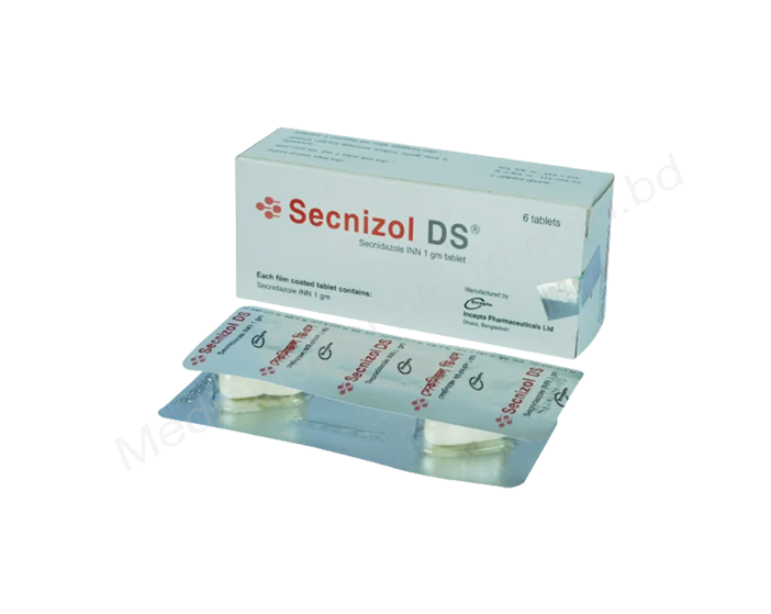 Secnizol DS- Generic Secnidazole- Incepta Pharma
