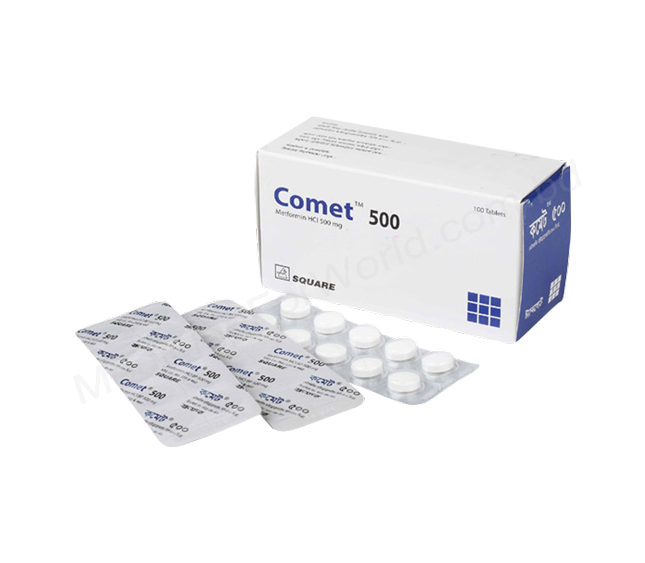 Comet XR- Generic METFORMIN HYDROCHLORIDE- Square Pharma
