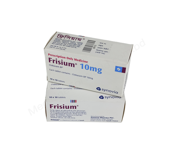 Frisium- Generic Clobazam- Synovia Pharma