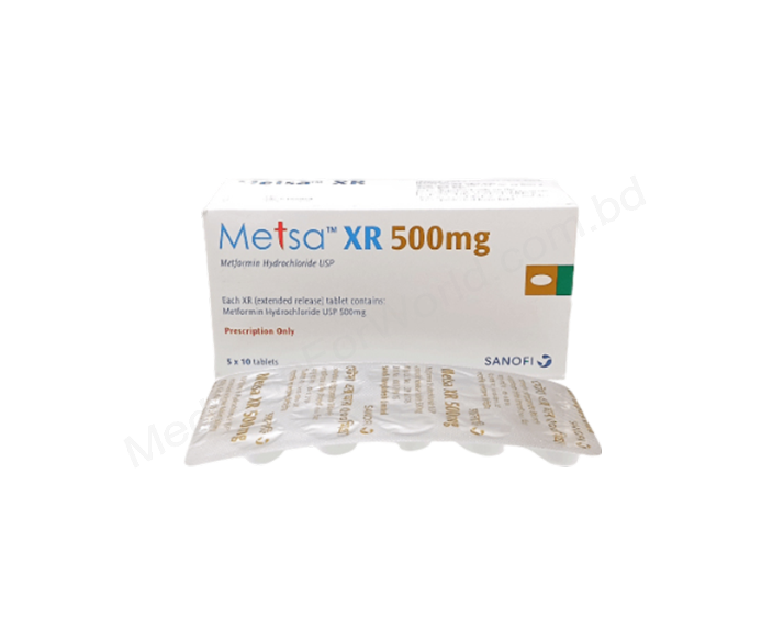Metsa XR- Generic METFORMIN HYDROCHLORIDE- Synovia Pharma