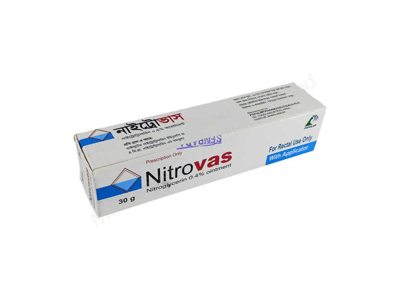 Nitrovas- 通用的 硝酸甘油- Popular Pharma