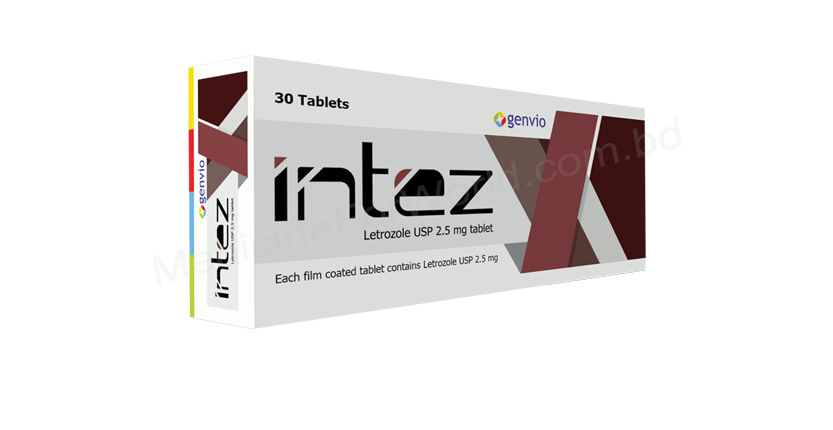 Intez- Generic Letrozole- Genvio Pharma