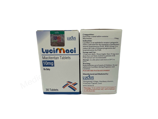 LuciMaci- Generic Macitentan- Lucius Pharma