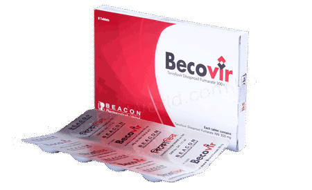 Becovir- 通用的 富马酸替诺福韦二吡呋酯- 孟加拉碧康制药