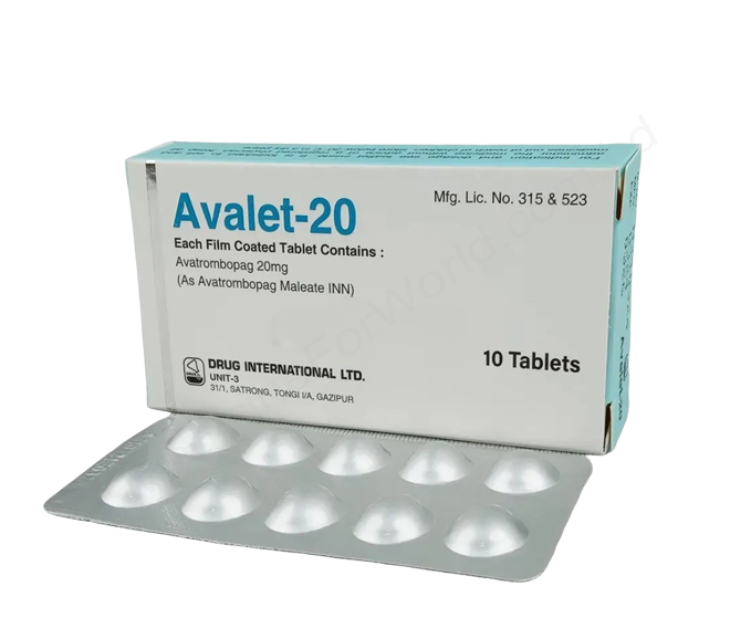 Avalet- Generic Avatrombopag- Drug International Pharma