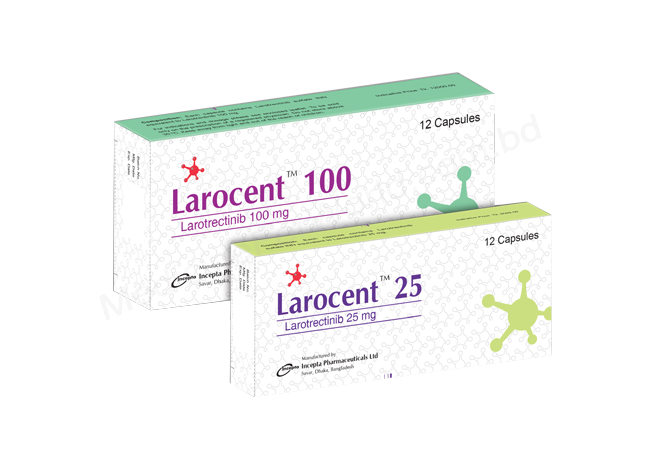 Larocent- Generic Larotrectinib- Incepta Pharma