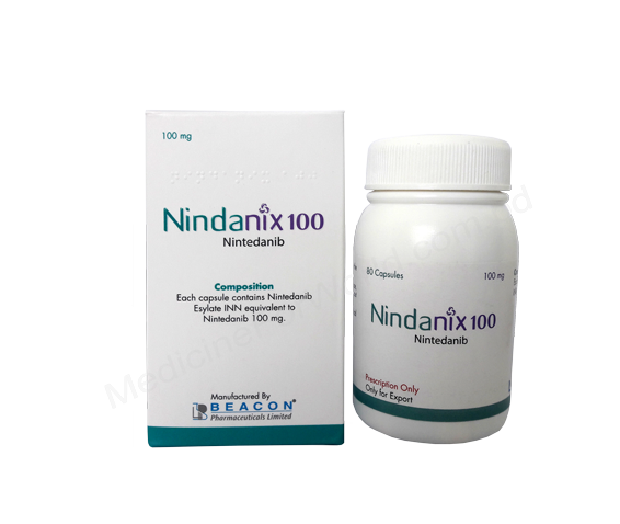 Nindanix/Fibroz- 通用的 尼达尼布- 孟加拉碧康制药