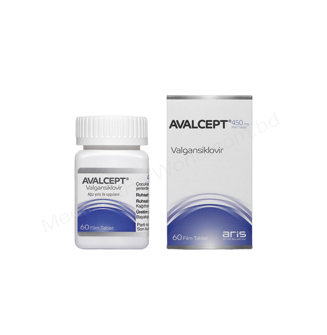 Avalcept- 通用的 缬更昔洛韦- Aliraif Pharma