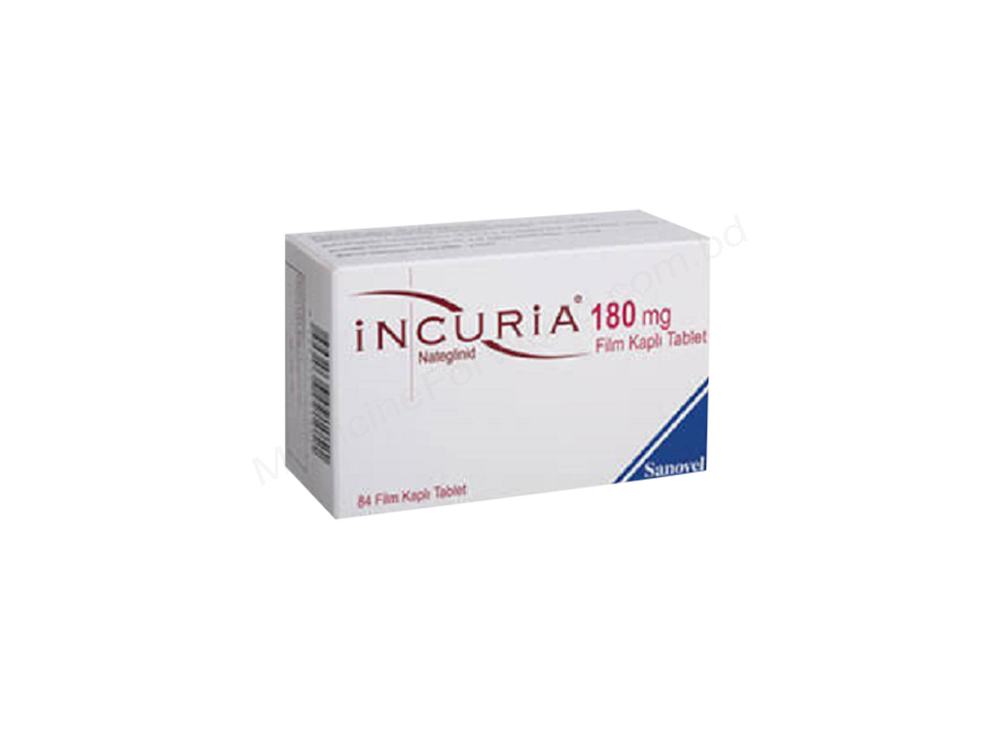 INCURIA- Generic NATEGLINIDE- Sanovel pharma
