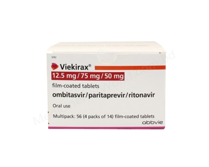 VIEKIRAX- Generic OMBITASVIR + PARITAPREVIR + RITONAVIR- Abbvie Pharma