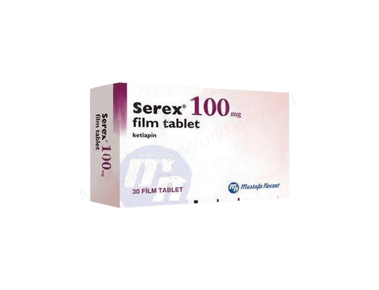 SEREX- 通用的 QUETIAPINE FUMARATE- MUSTAFA NEVZAT Pharma