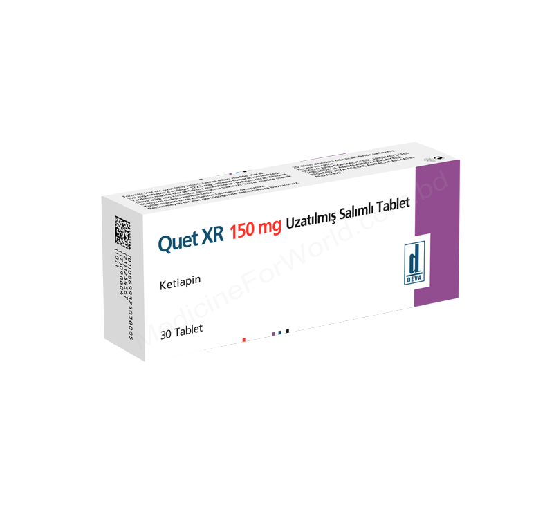 QUET XR- 通用的 QUETIAPINE FUMARATE- Deva Pharma
