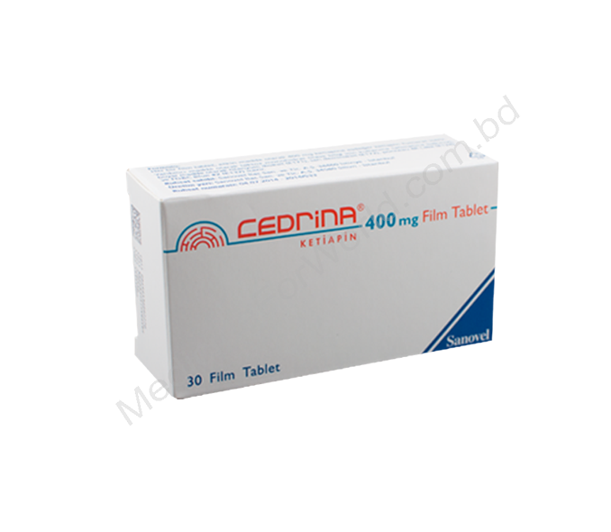 CEDRINA- 通用的 QUETIAPINE FUMARATE- Sanovel pharma