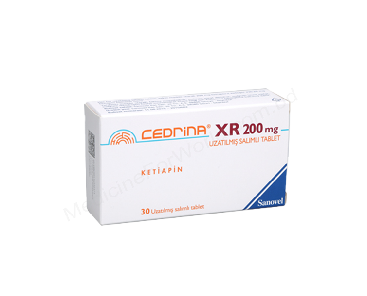 CEDRINA XR- 通用的 QUETIAPINE FUMARATE- Sanovel pharma