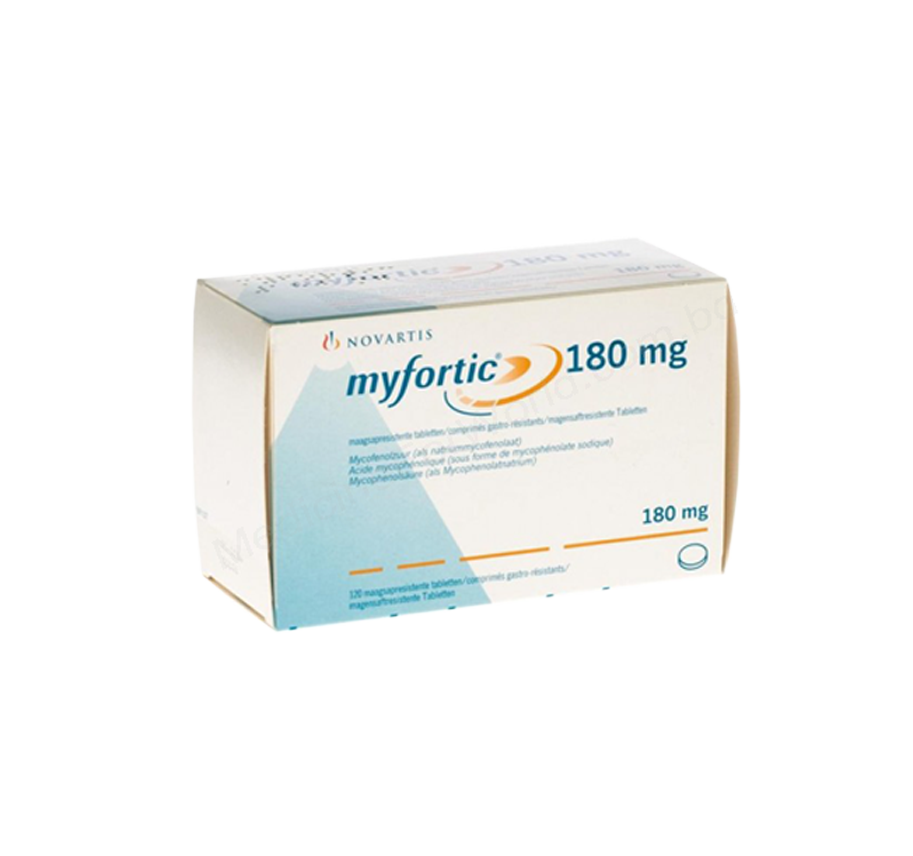 Myfortic- 通用的 Mycophenolate mofetil- Novartis Pharma