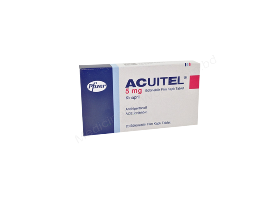 Acuitel- Generic Quinapril Hydrochloride- Pfizer Pharma
